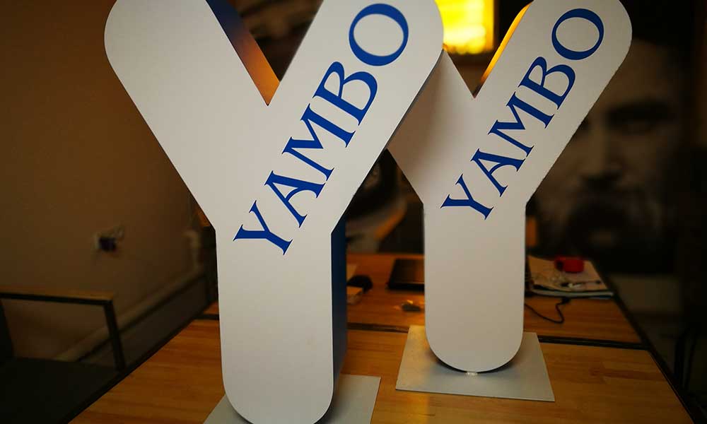 Объемные буквы Ямбо