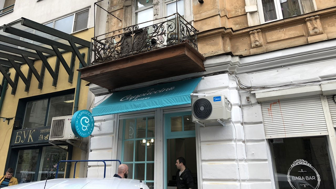 рекламная консоль кофейни в Одессе